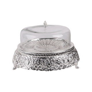 Cake Platter with Glass Dome