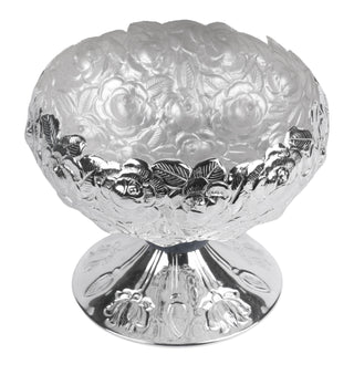 Bowl with Designer Base and Blue ring