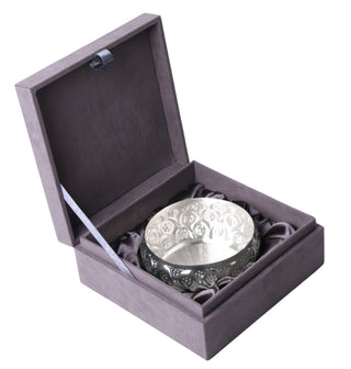 Dotted silver Plated Bowl