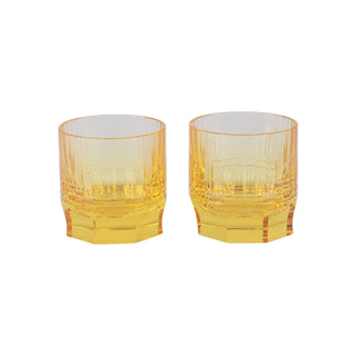 Set of 2 crystal  glass