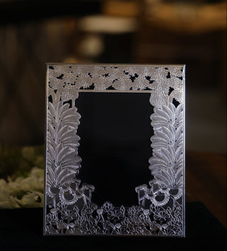 Silver Cow Photo Frame