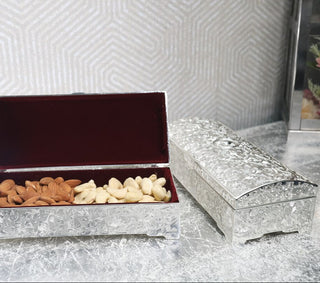 Silver Jewllery Box/Dry Fruit Box/Cash box