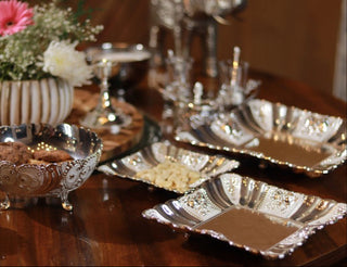 Square Tray Silver