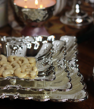 Square Tray Silver