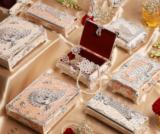 Rectangle jewellery box (White)