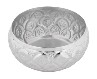 Dotted silver Plated Bowl