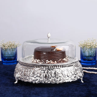 Cake Platter with Glass Dome
