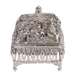 Silver Sugar Pot with Knob