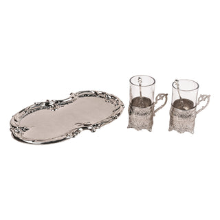 Tray With 2 Glass