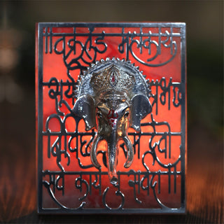 Ganesha Tea Light Mantra